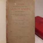 Couverture du livre Estimation du livre « l’Eglise métropolitaine et primatiale Sainct André de Bourdeaux, où il est traité de la noblesse, droits, honneurs et prééminences de cette église avec l’histoire de ses archevesques et le pouillé des bénéfices du diocèze, par M. Me Hiérosme Lopes […]. Réédition annotée et complétée par M. l’Abbé Callen. »