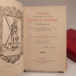 Couverture du livre Estimation du livre « l’Eglise métropolitaine et primatiale Sainct André de Bourdeaux, où il est traité de la noblesse, droits, honneurs et prééminences de cette église avec l’histoire de ses archevesques et le pouillé des bénéfices du diocèze, par M. Me Hiérosme Lopes […]. Réédition annotée et complétée par M. l’Abbé Callen. »