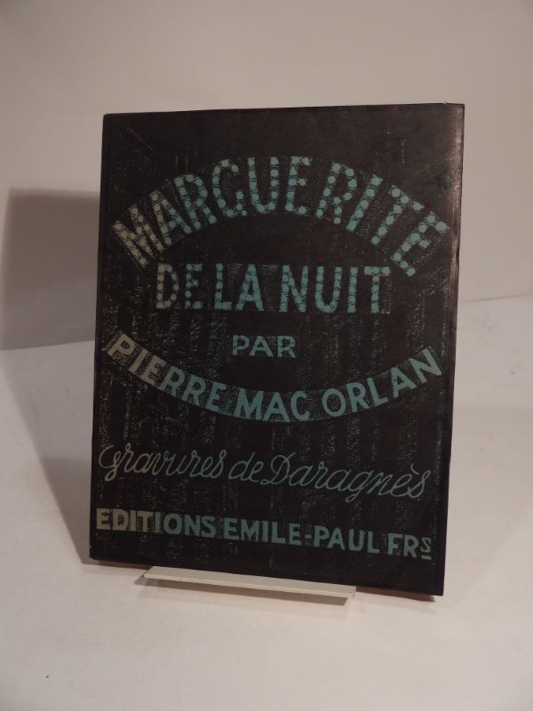 Couverture du livre Estimation du livre « marguerite de la Nuit, par Pierre Mac Orlan. Avec des gravures sur cuivre au burin de Daragnès. »