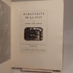 Couverture du livre Estimation du livre « marguerite de la Nuit, par Pierre Mac Orlan. Avec des gravures sur cuivre au burin de Daragnès. »