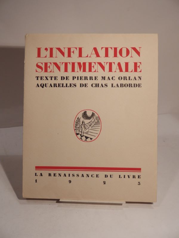 Couverture du livre Estimation du livre « l’Inflation sentimentale. Texte de Pierre Mac Orlan. Aquarelles de Chas Laborde. »