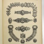 Couverture du livre Estimation du livre « les Accessoires du Costume et du Mobilier depuis le Treizième jusqu’au milieu du Dix-Neuvième siècle. Tome 1 : Bijouterie, bagues, bracelets, boucles do’reilles, bijoux en acier & en fonte de Berlin, boutons, châtelaines, cahcets, pommes de cannes, éventails, miroirs, escarcelles & sacs, boîtes & tabatières, coffrets, luminaires, objets en tôle vernie. — Tome 2 : Outils et instruments de précision, bésicles, lunettes, lorgnettes, écritoires, horloges, montres, ciseaux, navettes, accessoires de funeurs, ustensiles de table et de cuisine : couveteaux, cuillers et fouchettes, bassinoires, mortiers, moulins à café, paniers, clavandiers. — Tome 3 : Description détaillée des sujets figurés dans les planches en phototypie. Table analytique permettant de retrouver les renseignements contenus dans les texte ainsi que les documents figurés dans les planches. Table méthodique. Bibliographie. »