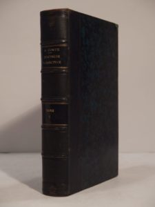 Estimation Sciences et médecine - Couverture du livre Estimation du livre « synthèse subjective, ou Système universel des conceptions propres à l’état normal de l’humanité. Par Auguste Comte. Tome Premier, contenant le Système de logique positive ou Traité de philosophique mathématique. »