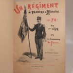 Couverture du livre Estimation du livre « un régiment à travers l’histoire. Le 76e, ex-1er léger. »