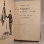 Couverture du livre Estimation du livre « un régiment à travers l’histoire. Le 76e, ex-1er léger. »