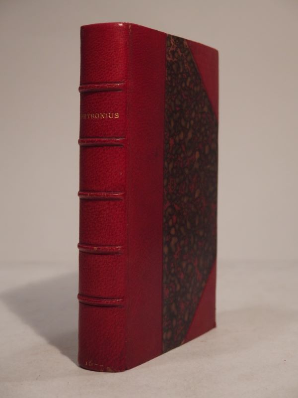 Couverture du livre Estimation du livre « titi Petronii Arbitri Equitis Romani SATYRICON […]. Cum Notis Bourlotii & Glossario Petroniano. »