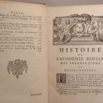 Couverture du livre Estimation du livre « histoire de l’Académie royale des Inscriptions et des Belles-Lettres, avec les Mémoires de Littérature, tirés des Registres de cette Académie, depuis l’année M.DCCLXIV (1764), jusques et compris l’année M.DCCLXVI (1766). Tome trente-quatrième. »