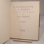 Couverture du livre Estimation du livre « l’Innocente à Paris ou La jolie fille de Perth, par Paul Morand. »