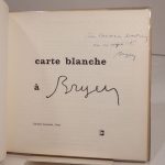 Couverture du livre Estimation du livre « carte blanche à Bryen »