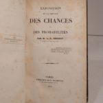 Couverture du livre Estimation du livre « exposition de la théorie des chances et des probabilités. »