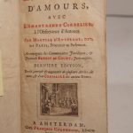 Couverture du livre Estimation du livre « les Arrets d’amours, avec l’Amant rendu cordelier, à l’observance d’amours, par Martial d’Auvergne, dit de Paris, Procureur au Parlement. Accompagnez de commentaires juridiques, et joyeux, de Benoit de Court, jurisconsulte. Dernière édition, revue corrigée et augmentée de plusieurs arrêts, de notes, et d’un glossaire des anciens termes. »