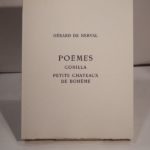 Couverture du livre Estimation du livre « poèmes – Corilla – Petits châteaux de Bohême. Burins originaux Albert Decaris. »