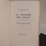 Couverture du livre Estimation du livre « la Légende des Sexes. Poëmes hystériques. Illustré d’une aquarelle originale et de seize pointes sèches. [ENRICHI DE:] Suite complète de 12 eaux-fortes de Martin van Maele inspirées de la Légende des Sexes. »