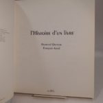 Couverture du livre Estimation du livre « l’Histoire d’un livre. »