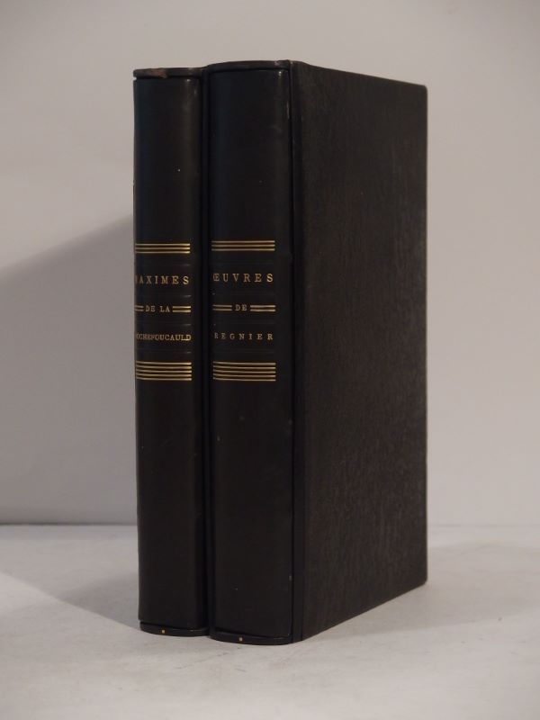 Couverture du livre Estimation du livre « oeuvres de Régnier. Edition Louis Lacour. / Réflexions ou sentences et maximes morales de La Rochefoucauld. Edition Louis Lacour. »