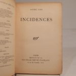 Couverture du livre Estimation du livre « incidences »