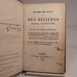 Couverture du livre Estimation du livre « régime des eaux ou des rivières navigables, flottables ou non, et de tous les autres cours d’eau […]. »