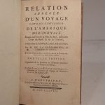Couverture du livre Estimation du livre « relation abrégée d’un voyage fait dans l’intérieur de l’Amérique méridionale, depuis la Côte de la Mer du Sud, jusqu’aux Côtes du Brésil & de la Guyane, en descendant la Rivière des Amazones, par M. de La Condamine, de l’Académie des Sciences. Avec une Carte du Maragnon, ou de la Rivière des Amazones, levée par le même. Nouvelle édition, augmentée de la Relation de l’Emeute populaire de Cuença au Pérou, et d’une Lettre de M. Godin des Odonais, contenant la Relation du Voyage de Madame, Godin, son épouse, etc. »
