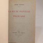 Couverture du livre Estimation du livre « la jeune peinture française. »