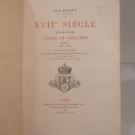Couverture du livre Estimation du livre « xVIIme Siècle : Institutions, Usages et Costumes. France 1590-1700. Ouvrage illustré de 16 chromolithographies et de 300 gravures sur bois (dont 20 tirées hors-texte) d’après les monuments de l’art de l’époque. (17e siècle) »