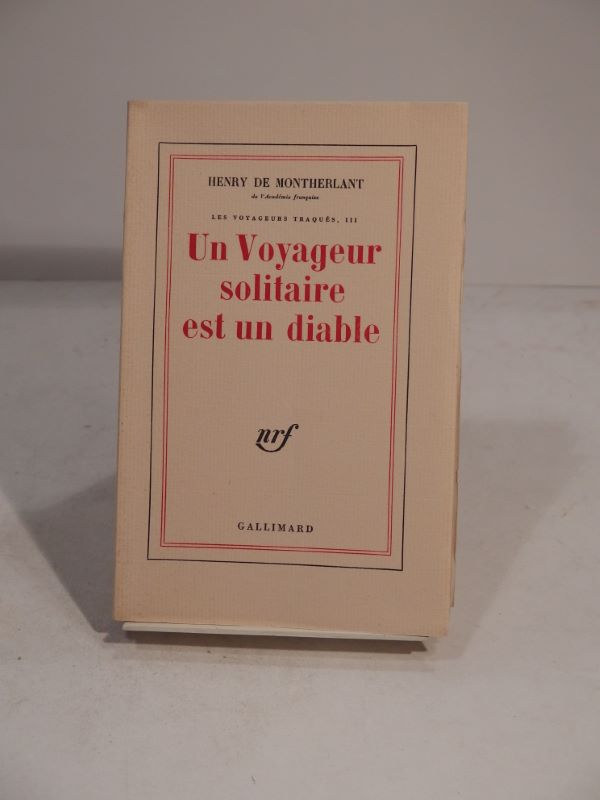 Couverture du livre Estimation du livre « un Voyageur solitaire est un diable. (Les Voyageurs traqués, III). »