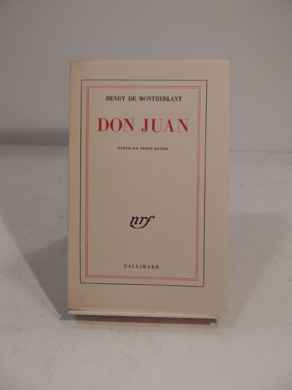 Couverture du livre Estimation du livre « don Juan. Pièce en trois actes. »