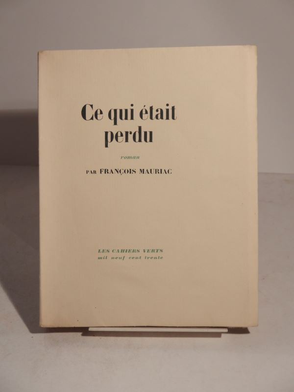 Couverture du livre Estimation du livre « ce qui était perdu. Roman. »