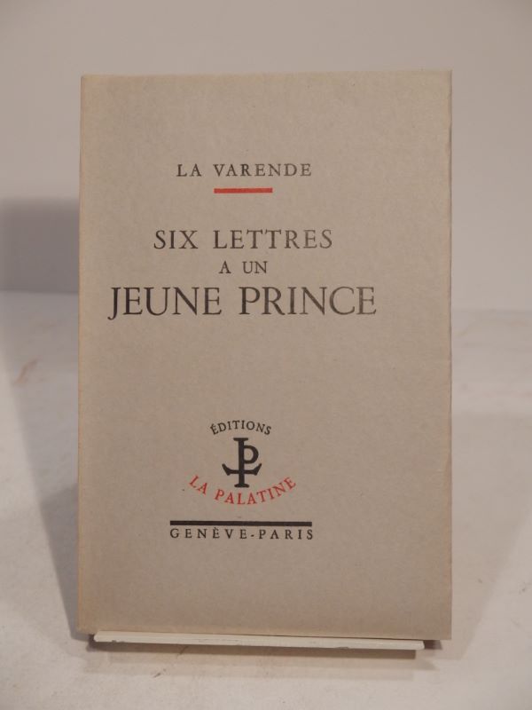 Couverture du livre Estimation du livre « six Lettres à un Jeune Prince. »