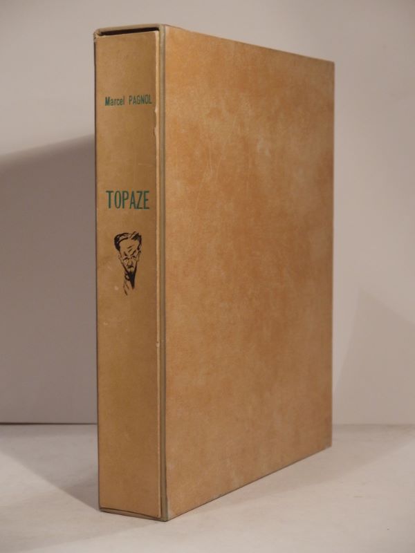 Couverture du livre Estimation du livre « topaze. Dix-huit aquarelles de Gaston Barret gravées à l’eau-forte par Robert Sterkers. »