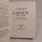 Couverture du livre Estimation du livre « carnets XXII à XXVIII : du 23 avril 1932 au 22 novembre 1934. »