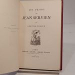 Couverture du livre Estimation du livre « les désirs de Jean Servien. »