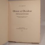 Couverture du livre Estimation du livre « orient et Occident. Recherches sur les influences byzantines et orientales en France avant les croisades. »