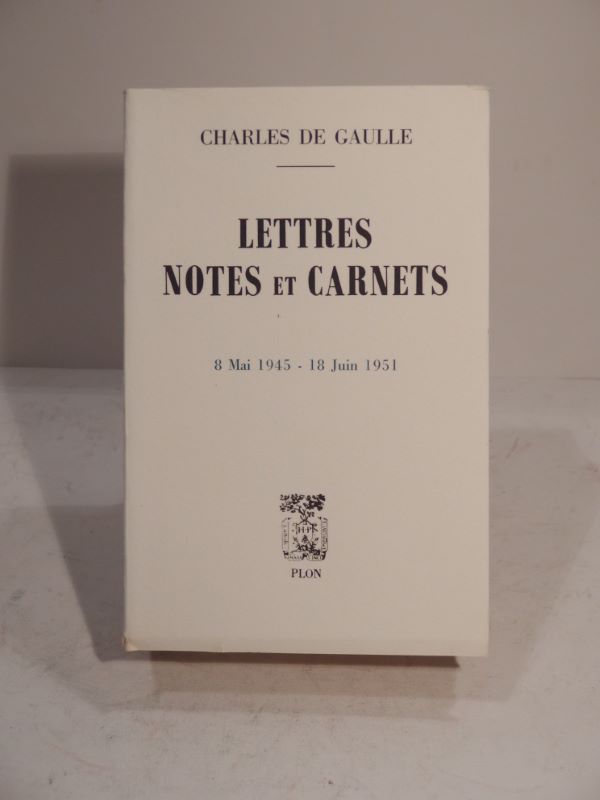 Couverture du livre Estimation du livre « lettres, Notes et Carnets. 8 Mai 1945 – 18 Juin 1951. »