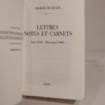 Couverture du livre Estimation du livre « lettres, Notes et Carnets. Juin 1958 – Décembre 1960. »