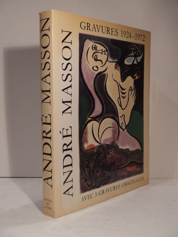Couverture du livre Estimation du livre « andré Masson. Gravures 1924-1972. Avec 3 gravures originales. »