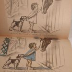 Couverture du livre Estimation du livre « album à Colorier, par Germaine Bouret. N°7 : Pas par là, y a un gros chien qui va nous mordre ! »