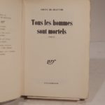 Couverture du livre Estimation du livre « tous les hommes sont mortels »