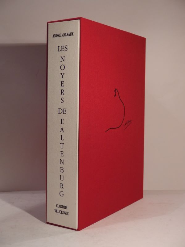 Couverture du livre Estimation du livre « les Noyers de l’Altenburg. Lithographies et eaux-fortes originales de Vladimir Velickovic. »