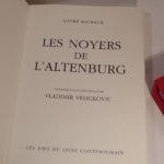 Couverture du livre Estimation du livre « les Noyers de l’Altenburg. Lithographies et eaux-fortes originales de Vladimir Velickovic. »