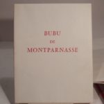 Couverture du livre Estimation du livre « bubu de Montparnasse, par Charles-Louis Philippe. Préface de Marcelle Marquet. Illustrations de Marquet. »