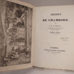 Couverture du livre Estimation du livre « château de Chambord, par L. de la Saussaye […]. Troisième édition, revue et augmentée. [SUIVI DE:] Le Château de Blois, par L. de la Saussaye. Deuxième édition, revue, corrigée et augmentée. »