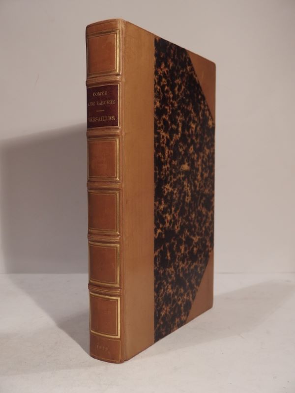 Couverture du livre Estimation du livre « versailles ancien et moderne, par le Comte Alexandre de Laborde. Orné de plus de 800 gravures. »