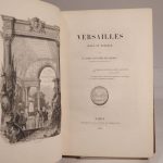 Couverture du livre Estimation du livre « versailles ancien et moderne, par le Comte Alexandre de Laborde. Orné de plus de 800 gravures. »