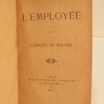 Couverture du livre Estimation du livre « l’Employée. »