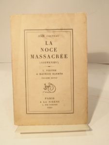 Estimation Edition originale - Couverture du livre Estimation du livre « la Noce massacrée (souvenirs). 1. Visites à Maurice Barrès. »