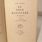 Couverture du livre Estimation du livre « la Noce massacrée (souvenirs). 1. Visites à Maurice Barrès. »