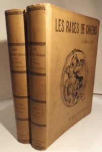 Estimation Ouvrages spécialisés – Chasse - Couverture du livre Estimation du livre « les Races de chiens. Leurs points, descriptions, types, qualités, aptitudes et défauts »