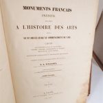 Couverture du livre Estimation du livre « monuments français inédits pour servir à l’histoire des arts depuis le VIe siècle jusqu’au commencement du XVIIe »