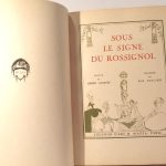Couverture du livre Estimation du livre « sous Le Signe du rossignol »