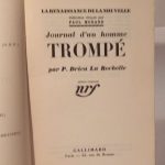 Couverture du livre Estimation du livre &laquo;&nbsp;journal d&rsquo;un Homme Trompé.&nbsp;&raquo;